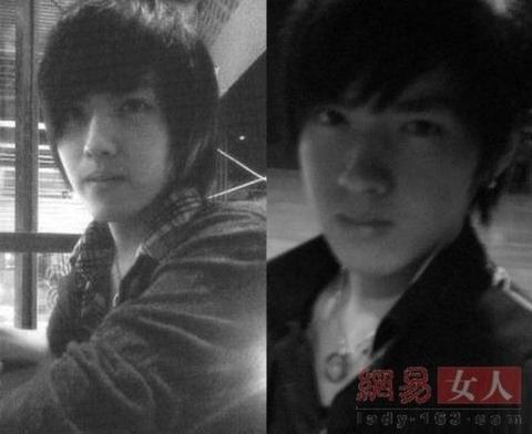 吴亦凡出道前，能看出底子不错，算是美男。