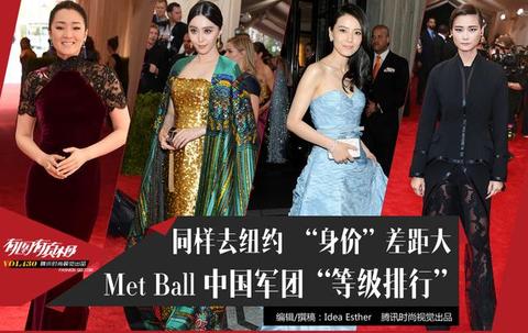 有图有真相：揭秘Met Ball中国明星“等级排行”