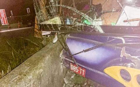 载大陆游客游览车在台出车祸10名伤者均无碍出院