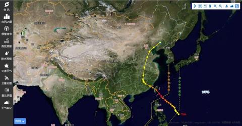 1994å¹´ç¬¬6å·å°é£âæå§âç§»å¨è·¯å¾ãÂå¾/ä¸­å¤®æ°è±¡å°Â·å°é£ç½