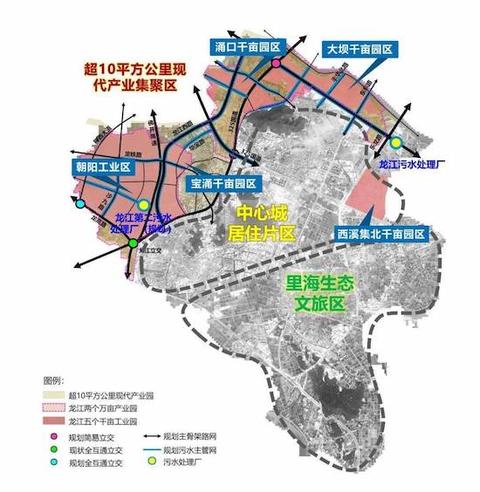 顺德区龙江镇规划图图片