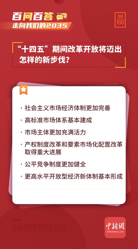 8"十四五"期间改革开放将迈出怎样的新步伐?